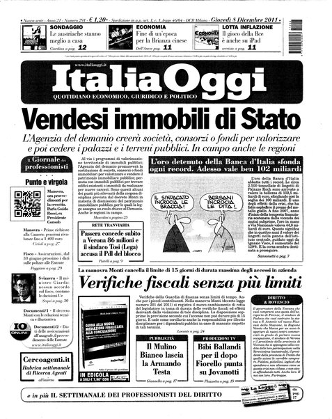 Italia oggi : quotidiano di economia finanza e politica